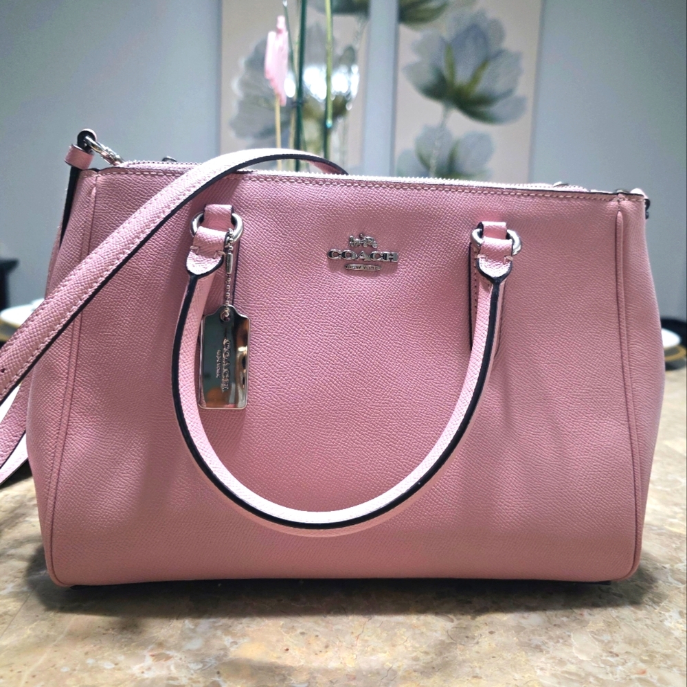 Like New Condition Coach Surrey Carryall Satchel Crossbody Handbag - F44958